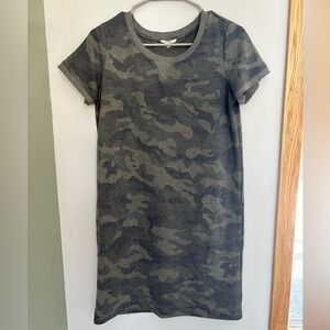 Camouflage T-Shirt Dress